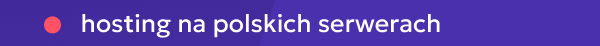 hosting na polskich serwerach
