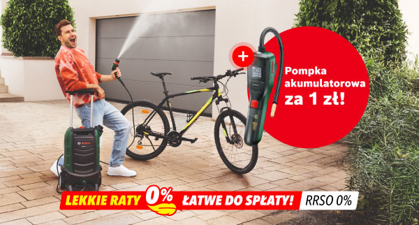 przy zakupie myjki ciśnieniowej w promocji