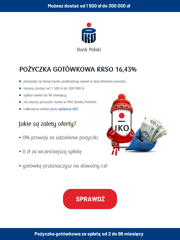 POŻYCZKA GOTÓWKOWA