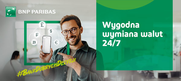 Wygodna wymiana walut 24/7